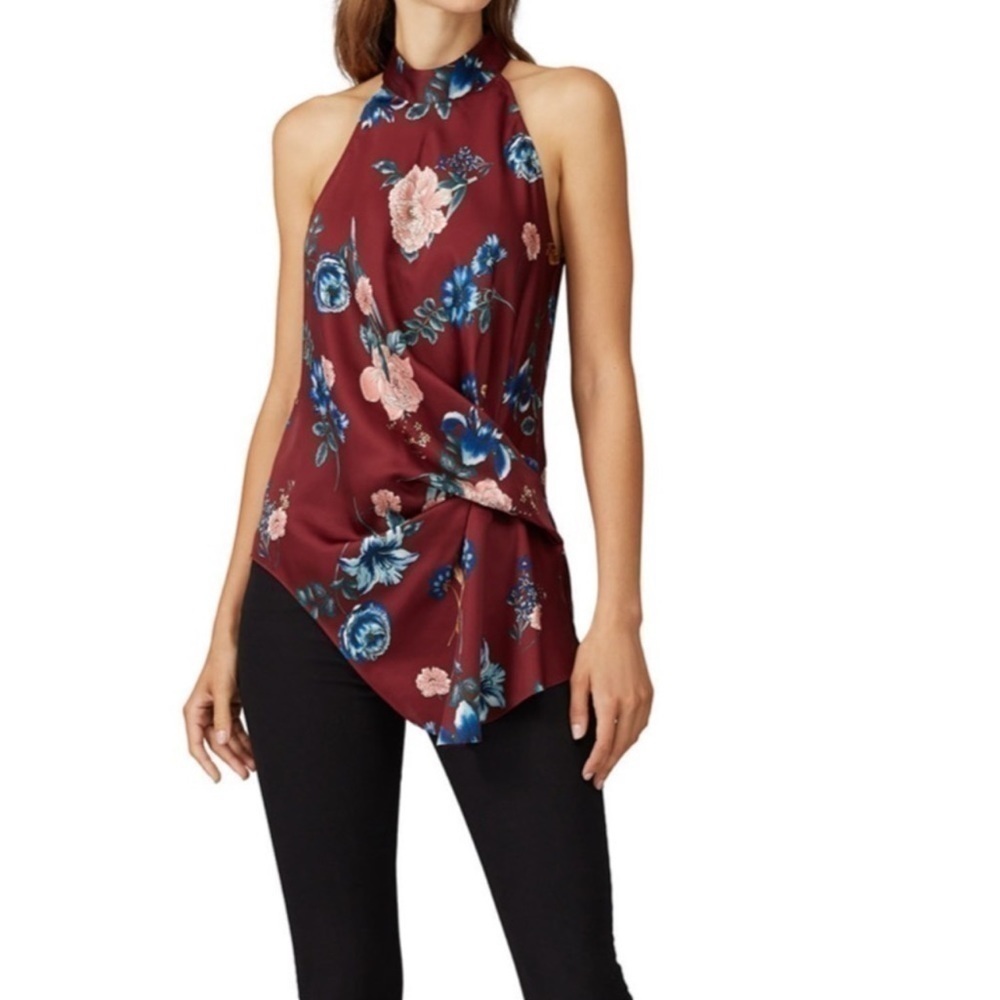 Great Jones Asymmetrical Floral Top